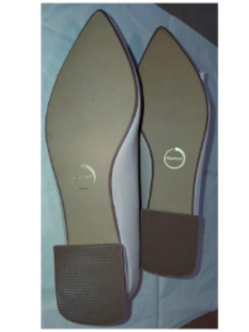Journee Collection Beige Bow Pointed Toe Flats - Picture 9 of 15